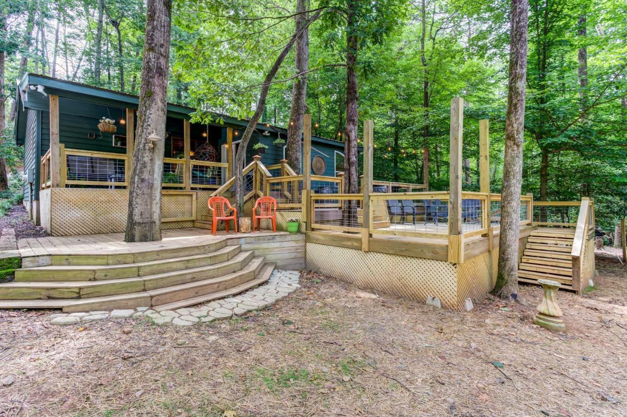 Coffee Creek Cabin Sautee Nacoochee Buitenkant foto
